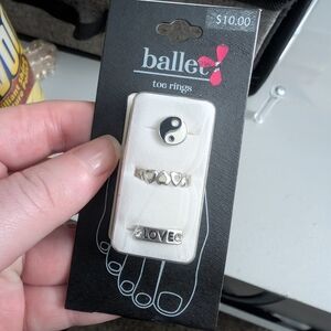 3/$15 Silver Toe Rings Set
